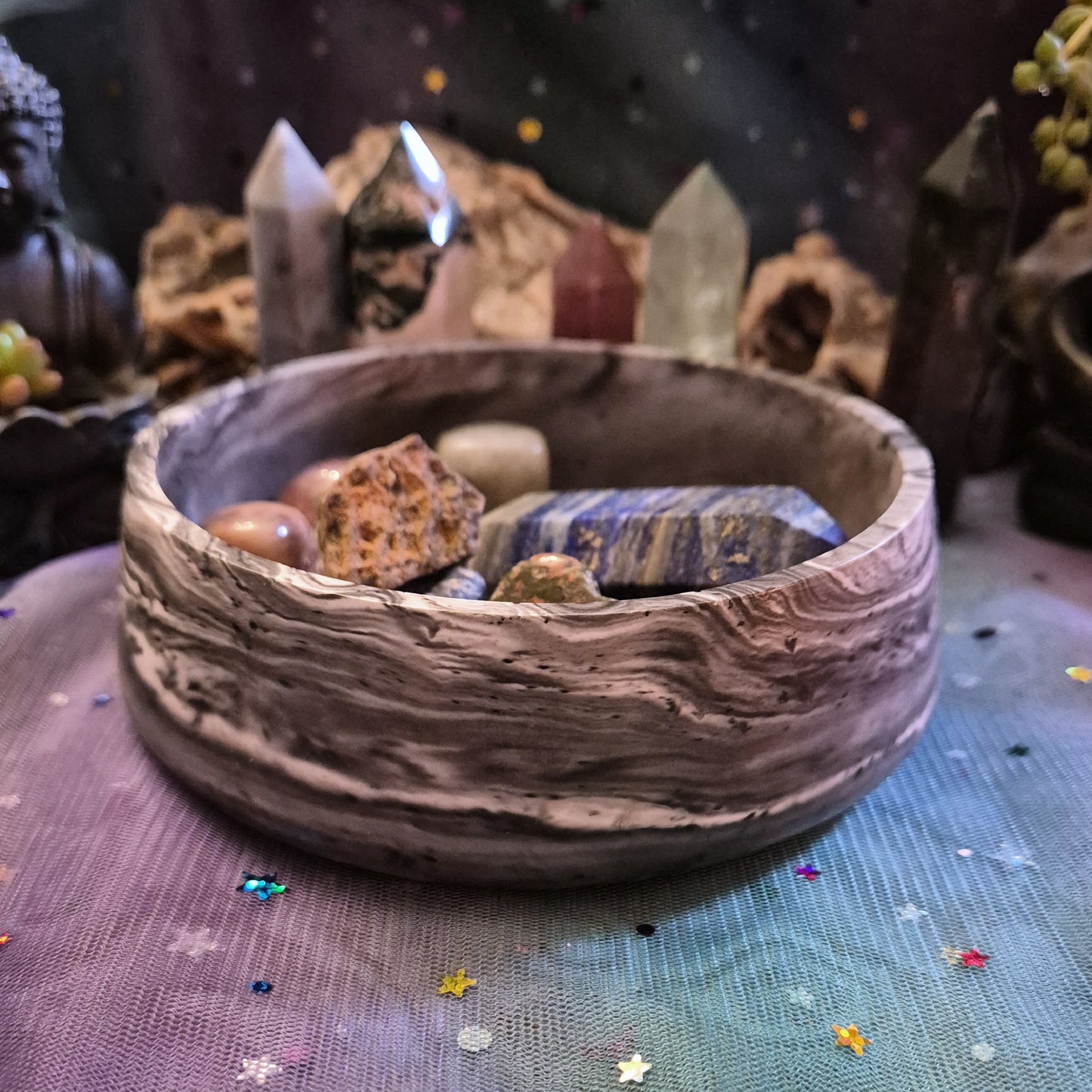 Obsidian Whisper Bowl