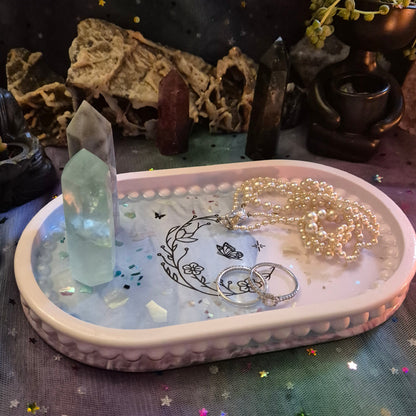 The Equinox Crescent Oval Tray