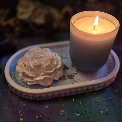 The Equinox Crescent Oval Tray
