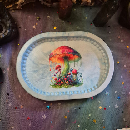 Sporefall Oval Tray