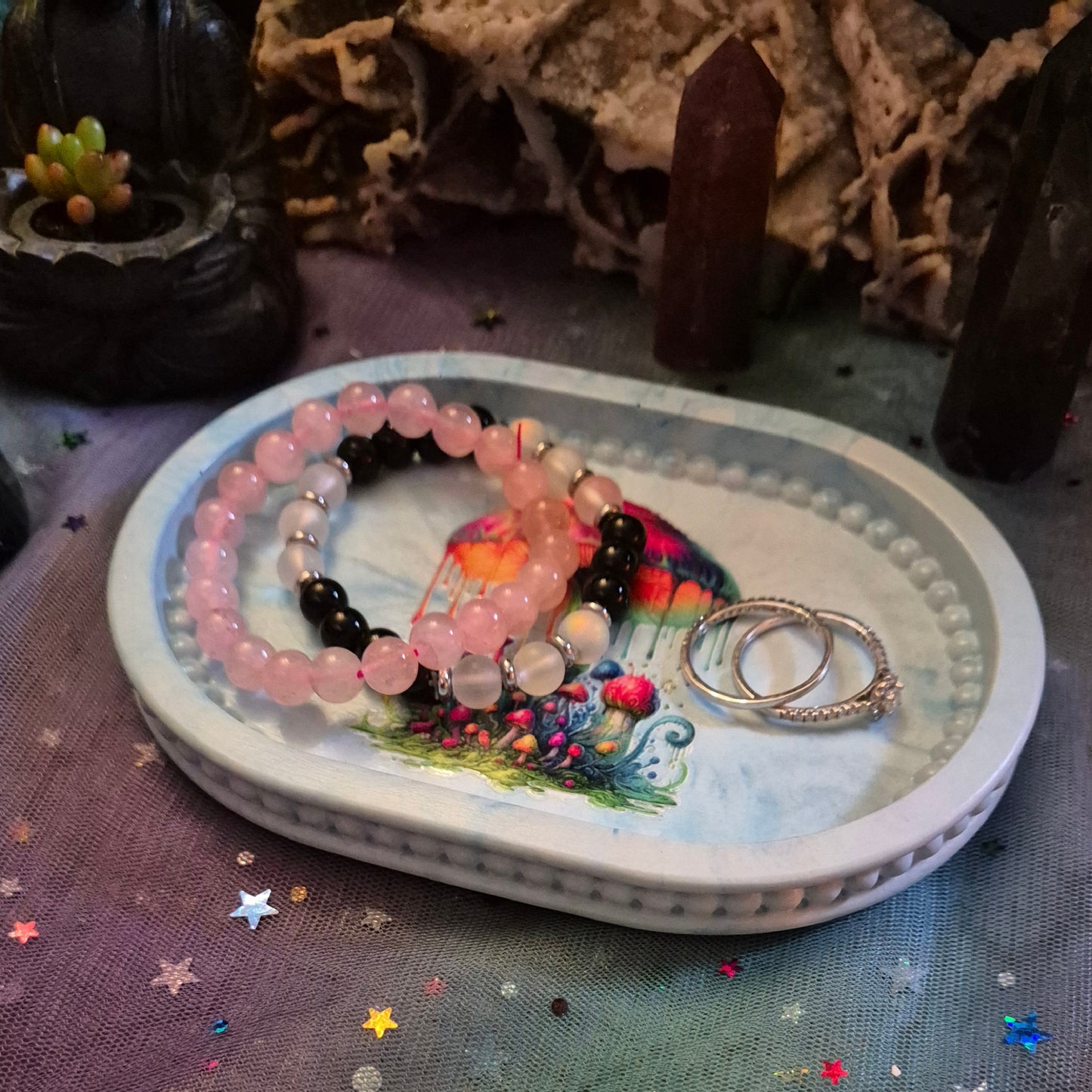 Sporefall Oval Tray