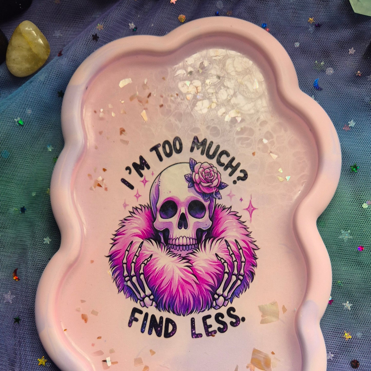 Pink Skull Tray