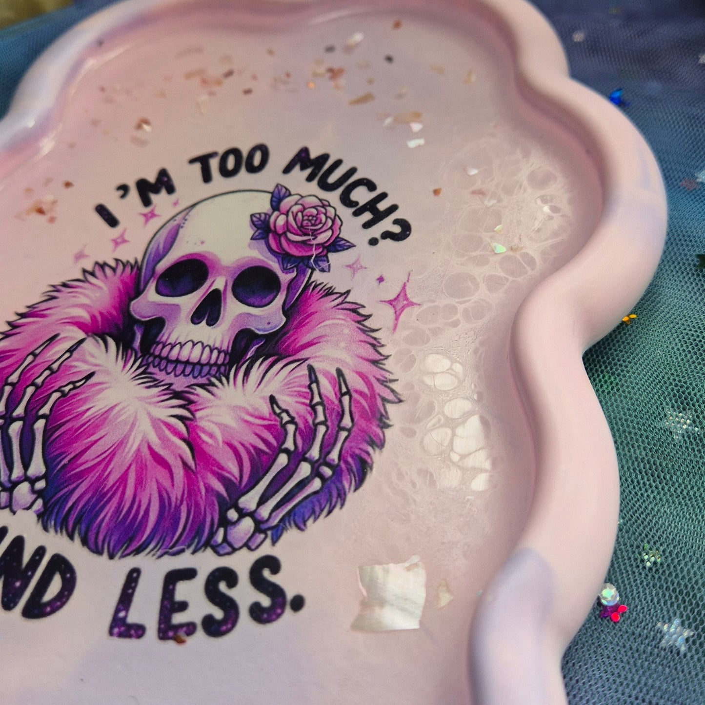 Pink Skull Tray
