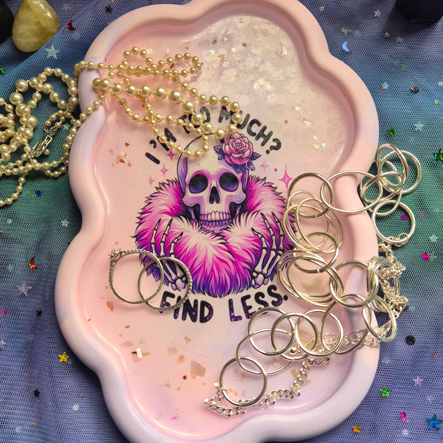 Pink Skull Tray