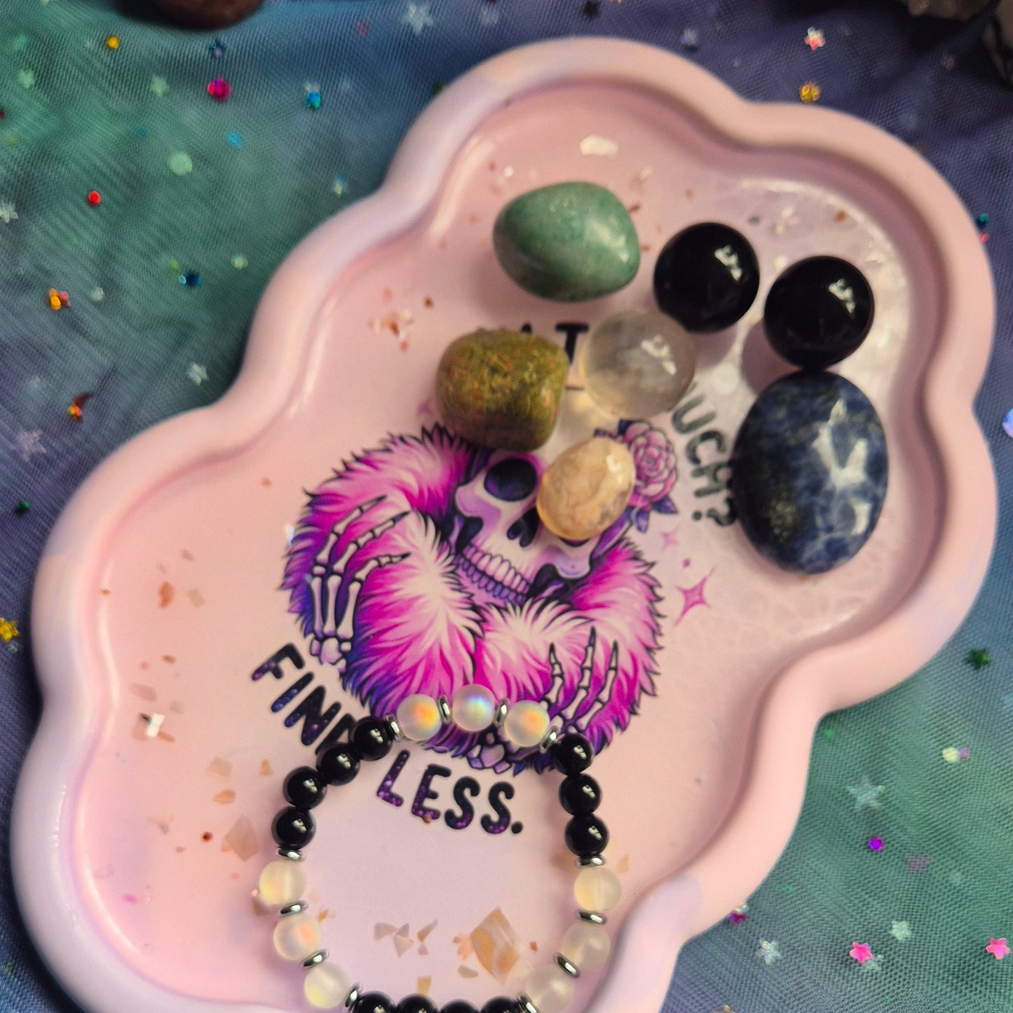 Pink Skull Tray