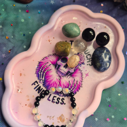 Pink Skull Tray