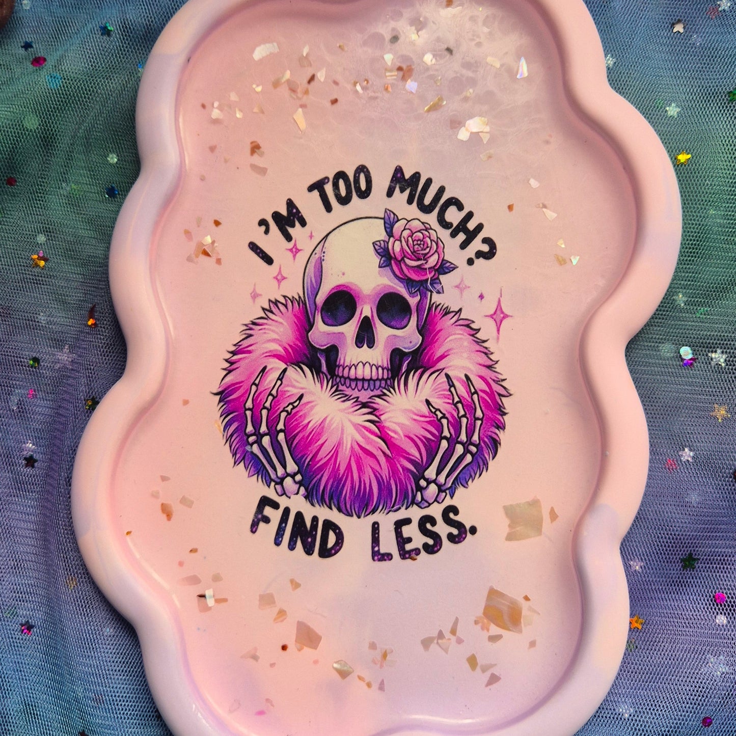 Pink Skull Tray
