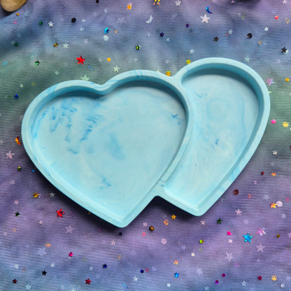Double Heart Tray