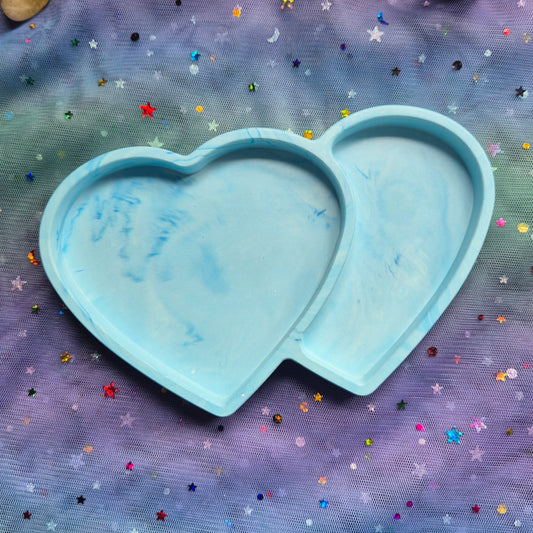 Double Heart Tray