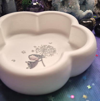 Dandelion Drift Trinket Dish