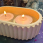 Ribbed Oval Trinket Dish