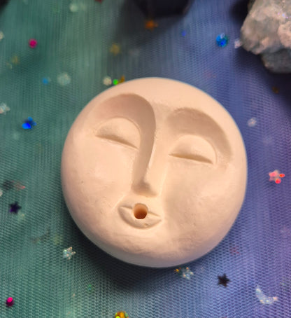 Moon Face Incense Holder